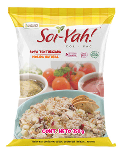 Soya Texturizada Colpac 350 Grs- Sabor Pollo - Soi-yah!