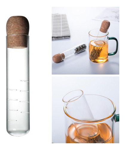 2 Infusor De Té Transparente, Colador En T, Utensilios De