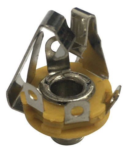 Imagen 2 de 3 de Jack 6.5 Mm Stereo Para Chasis Con Corte 1/4 Conector Plugg