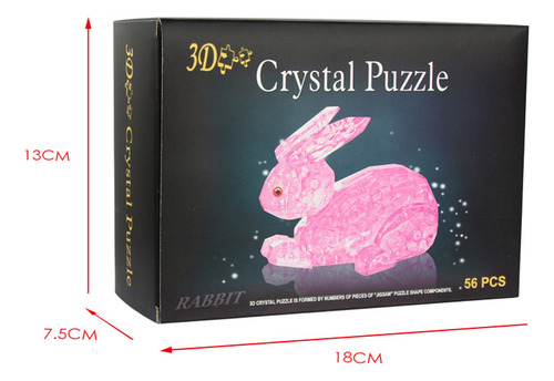 Y Crystal Puzzle, Bonito Modelo, Bricolaje, Bloques De Const