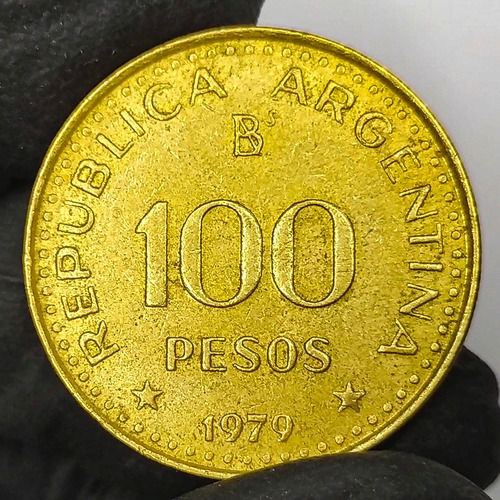 Argentina 100 Pesos 1979 Moneda Antigua