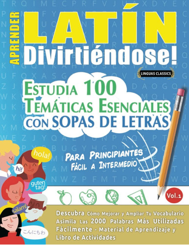 Libro: ¡aprende Latín Mientras Te Diviertes! - Para Principi