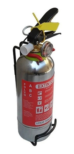 Extintor Recargable Cromo Base Recargable Extinguidor