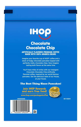 Café Molido Ihop Chocolate Y Chispas De Chocolate 312 Gr