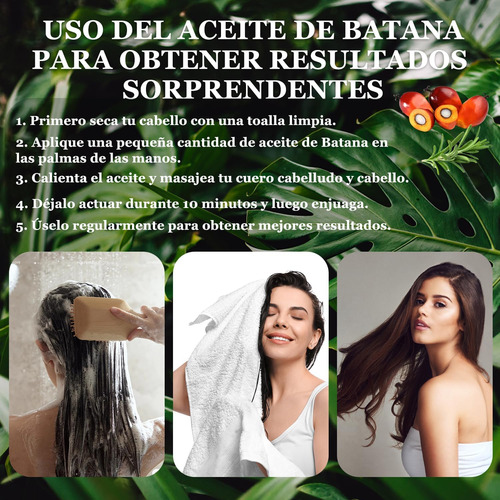 2pcs Aceite De Batana, Aceite De Batana Para El Cabello