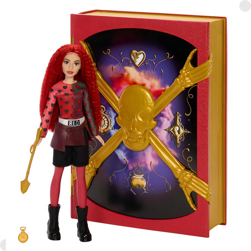 Boneca Disney Descendentes Red Livro Encantado Hwh95 Mattel