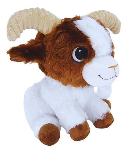 Bode De Pelúcia S2 Toys Marrom E Branco