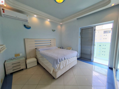 Imagem 11 de 17 de Apartamento À Venda Na Praia Das Pitangueiras, Guarujá-sp, Frente Para O Mar, 4 Dormitórios, Sala 3 Ambientes, Sacada, Vista Panorâmica Para O Mar - Ap05614 - 69008280