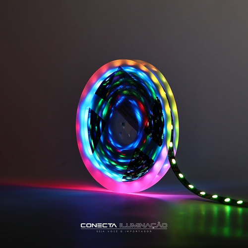 Kit 10m Fita De Led Endereçável Rgb 2811 300 Leds Ip20 Vu