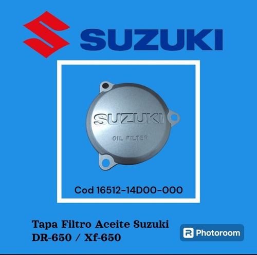 Tapa Filtro Aceite Suzuki Dr-650 / Xf-650 