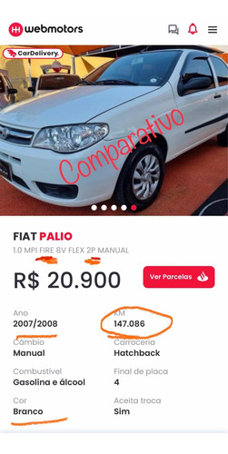 Imagem 13 de 13 de Fiat Palio 2007 1.0 Fire Celebration Flex 5p