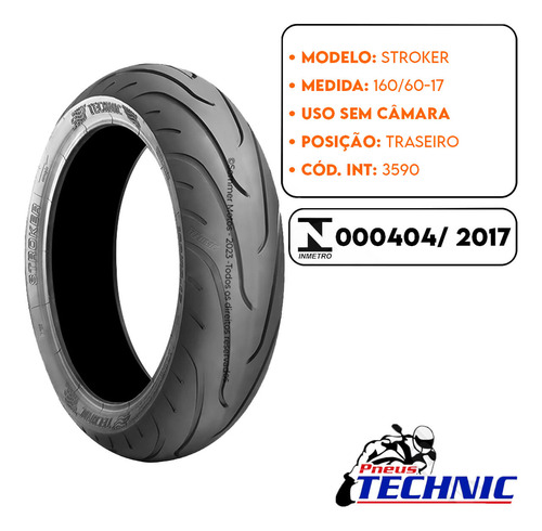 Pneu Traseiro Triumph Legend Tt900 160-60-17 Stroker Technic