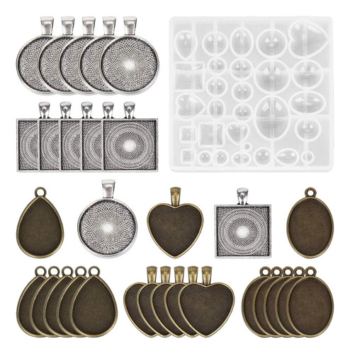 Abalorios Con Base Colgante For Hacer Joyas, Manualidades,