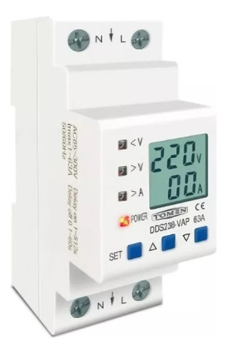Monitor De Voltaje 85-270vac Y 1-80a 60hz