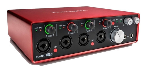 Interfaz de audio Focusrite Scarlett 18i8 220V 2.ª gen
