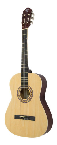 Guitarra Acústica Symphonic Ec3900n Con Cuerdas De Nylon Color Natural Material Del Diapasón Palisandro