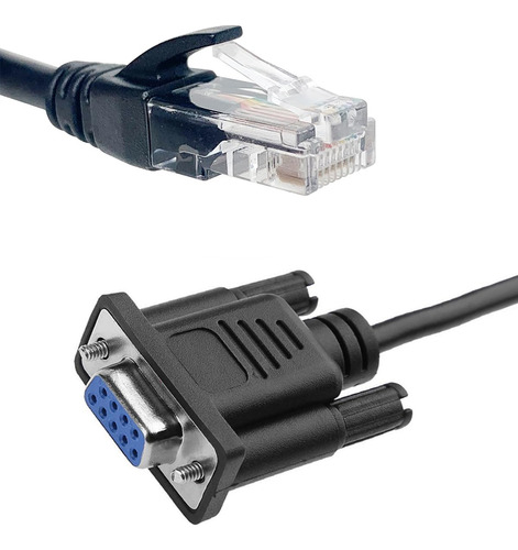 Cable Consola Lan Ethernet Db9 Rj45 Cat5 9.8 Pie Macho Pine