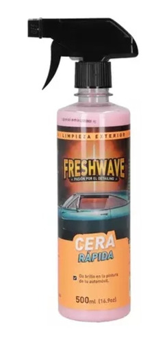 Cera Rápida Para Auto 500 Ml De Freshwave 