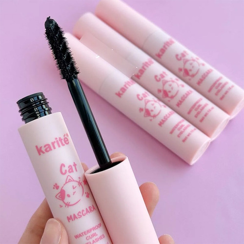 Mascara De Pestañas Cat Con Mega Cepillo Curl - By Karité Color Negro