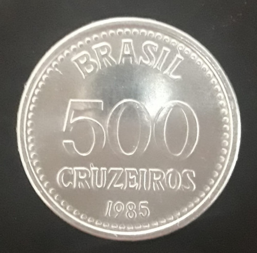 Moeda 500 Cruzeiros Ano 1985