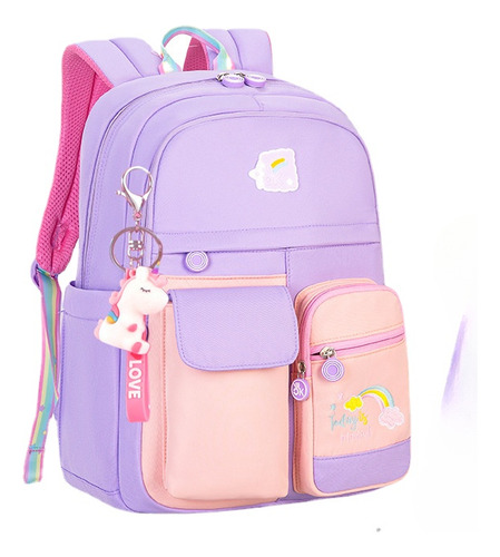 Mochila Para Escuela Primaria, Mochila Infantil Ligera E Inf