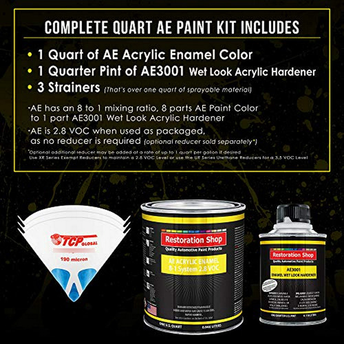 Pintura Automotriz Profesional Blanco Ártico - Kit Completo