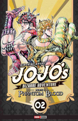 Jojo's Bizarre Adventure Phantom Blood N.2, De Hirohiko Araki. Serie Jojo's Bizarre Adventure, Vol. 2. Editorial Panini, Tapa Blanda En Español.