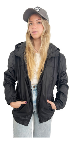 Customs Ba Trench Mujer Piloto Campera Rompevientos Pilotos Beige Negro Impermeable