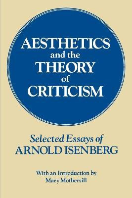 Libro Aesthetics And The Theory Of Criticism - Arnold Ise...