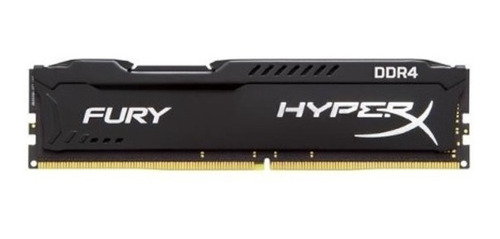 Imagem 2 de 2 de Memoria Ddr4 16gb 2666mhz Kingston Hyperx Fury Black Hx426c1
