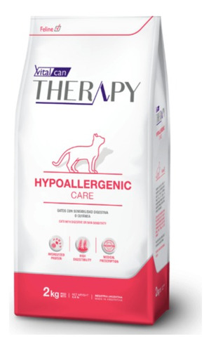 Vitalcan Therapy Gato Hypoallergenic Care De 2kg