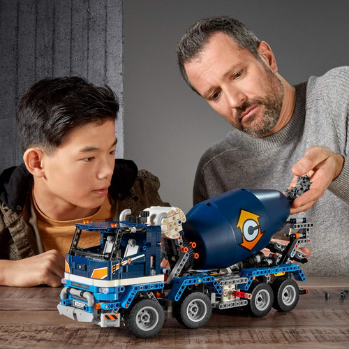 Lego Technic Concrete Mixer Truck 42112 Building Kit, A Los