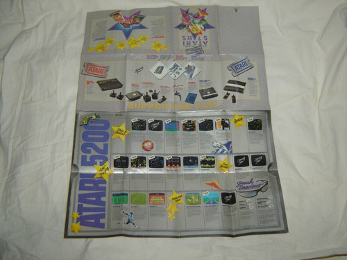 Imagen 2 de 9 de Catalogo Folleto Juegos Atari 2600 Original En Ingles Warner