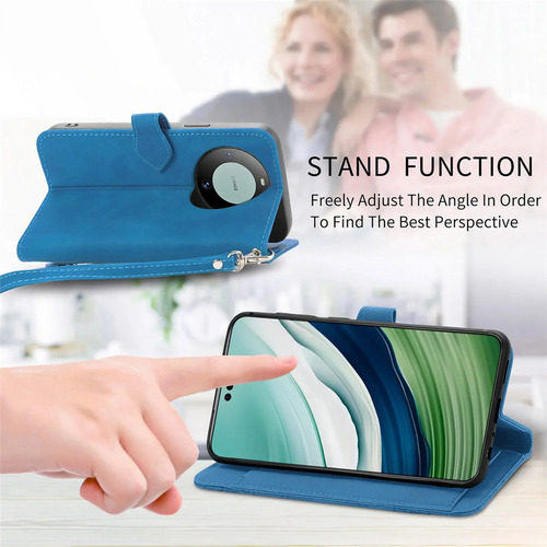 Funda De Piel Con Cremallera For Teléfono Con Múltiples