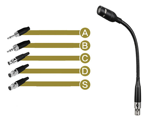 Micrófono De Guitarra Unidireccional Con 3 Pin Para