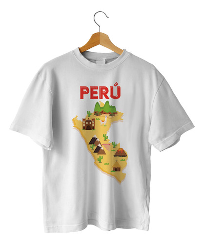 Polo Mapa Del Perú - Estampado