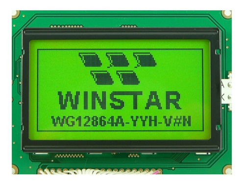 Display Gráfico Lcd 128x64  - Winstar - Wg12864a-yyb-v