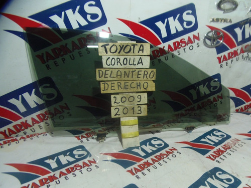Vidrio Delantero Derecho Toyota Corolla 2009-2013