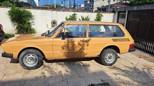 Vw Variant Ii, 1978, Marrom Saveiro, Selada Vidros Originais