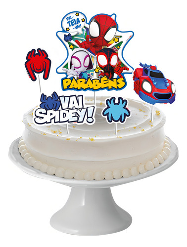 Topo - Decoración para tartas - Spidey y sus amigos