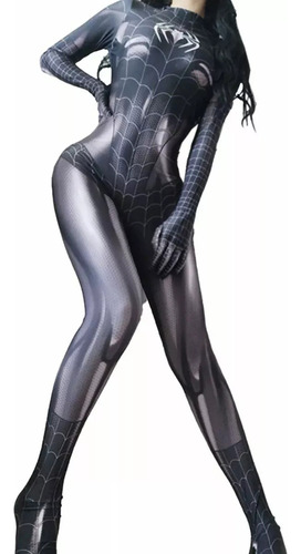 Disfraz Mujer Spiderman Venom Cuerpazo Vengadores Viuda