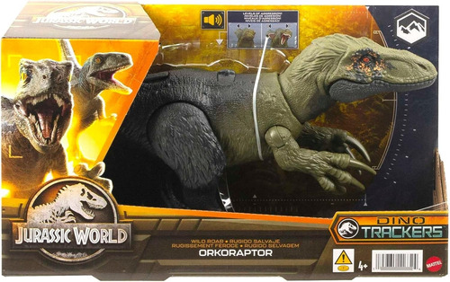 Dinosaurio Jurassic World Orkoraptor Con Sonidos Mattel