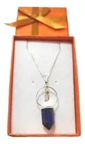 Comprar Collar Plata 925 Piedra Natural Lapislazuli Pendulo