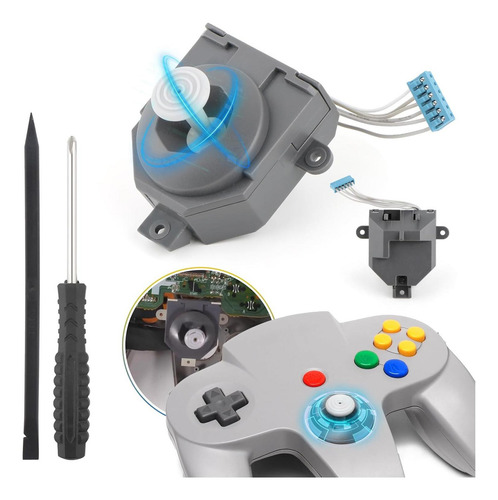 Joystick Reemplazo Nintendo 64 Shenzhenshiyue 3d Efecto Hall