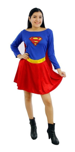Imagen 5 de 9 de Disfraz Super Girl Halloween