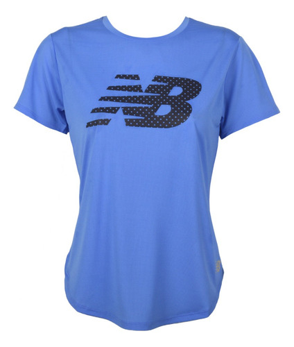 Remera New Balance Mujer Graphic Acceler N2r060020-406/cel