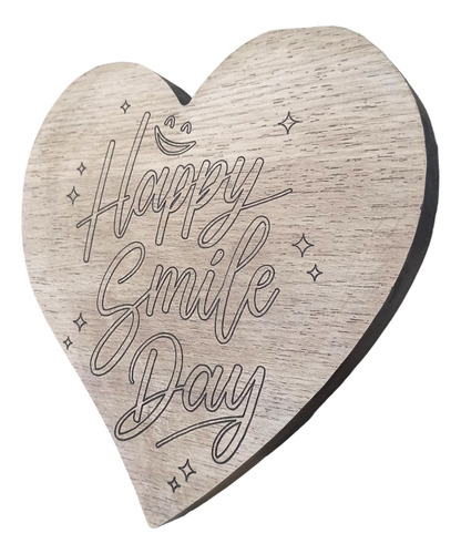 Cuadro Decorativo Madera Corazón Personalizado San Valentin