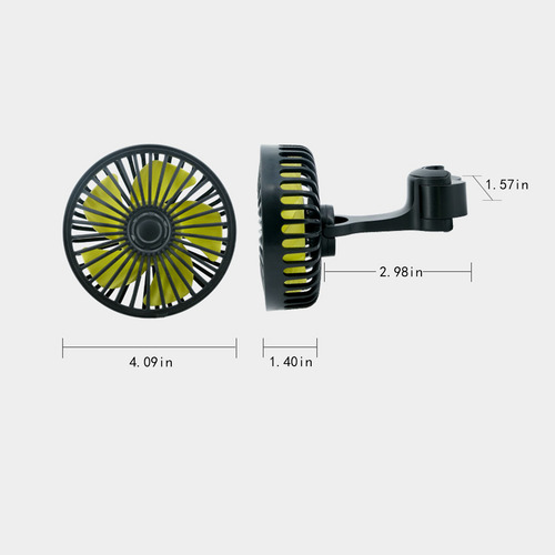 Ventilador De Carro T Ventilador Usb Ventilador De Clipe De