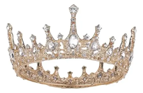 Flores Pelo Novia Diadema Cristal Novia Tiara De Novia Con Cristales - Corona De Princesa Para Boda Diadema Princesa Aleación Adorno Pelo Novia