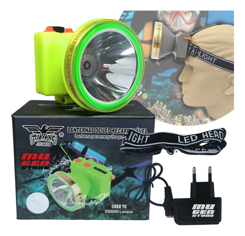 Lanterna De Cabeça Led Recarregável Usb Mergulho Profissional Alta Potência Zoom Ajustável Camping Pesca Tática Cabeça Elástico Farol Noturno Prova D'água Bateria Durável Iluminação